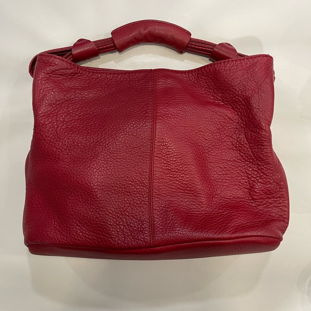 Vintage Oroton Hobo Purse - Red GORGEOUS - spotless interior